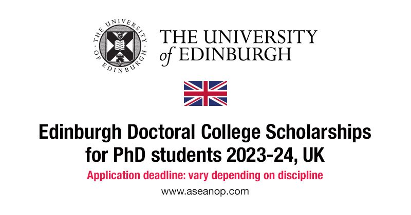 Edinburgh Doctoral College Scholarships